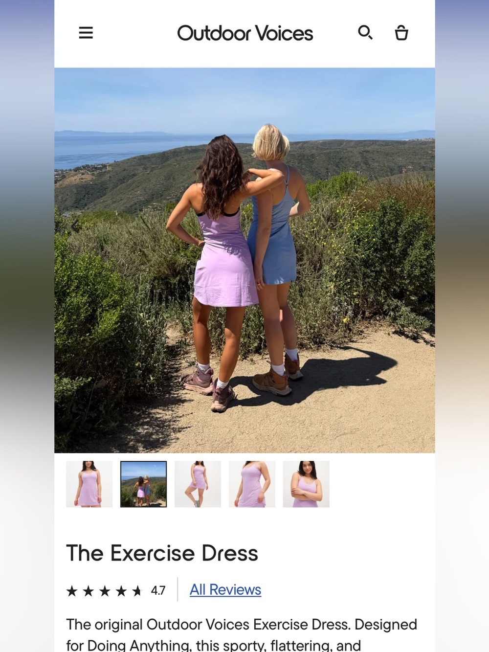 Outdoor Voices The Exercise Dress - Picture 10 of 10